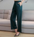 Custom Silk and Spandex Pants in Dyed Solid Color MIC15836635